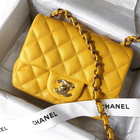 yellow chanel bag replica